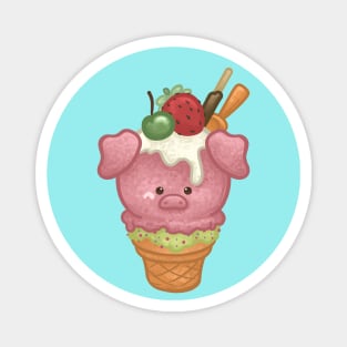 Pig Gelato Magnet